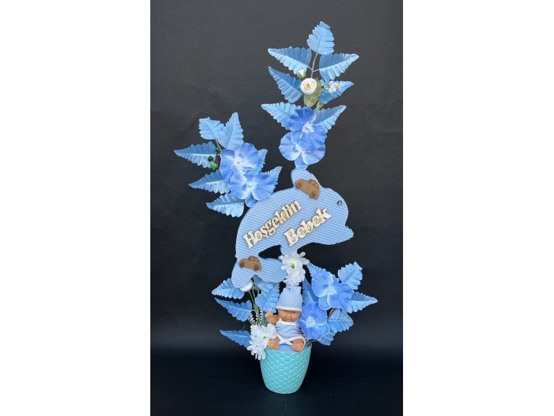 Balina Bebekli Yapay Çiçek